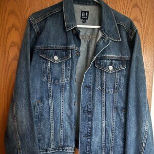 GAP Denim Jean Jacket Men’s Large Trucker Style Like New
